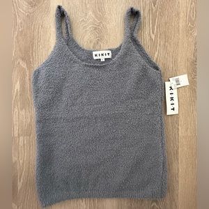 KIKIT|Cozy Lounge Tank|Slate|NWT|Sz‎ L